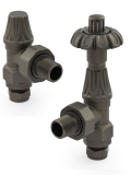 Abbey Thermostatic Valve Set - Light Pewter