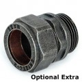 Abbey Lever Radiator Valve Set - Pewter Abbey Lever Radiator Valve Set - Pewter
