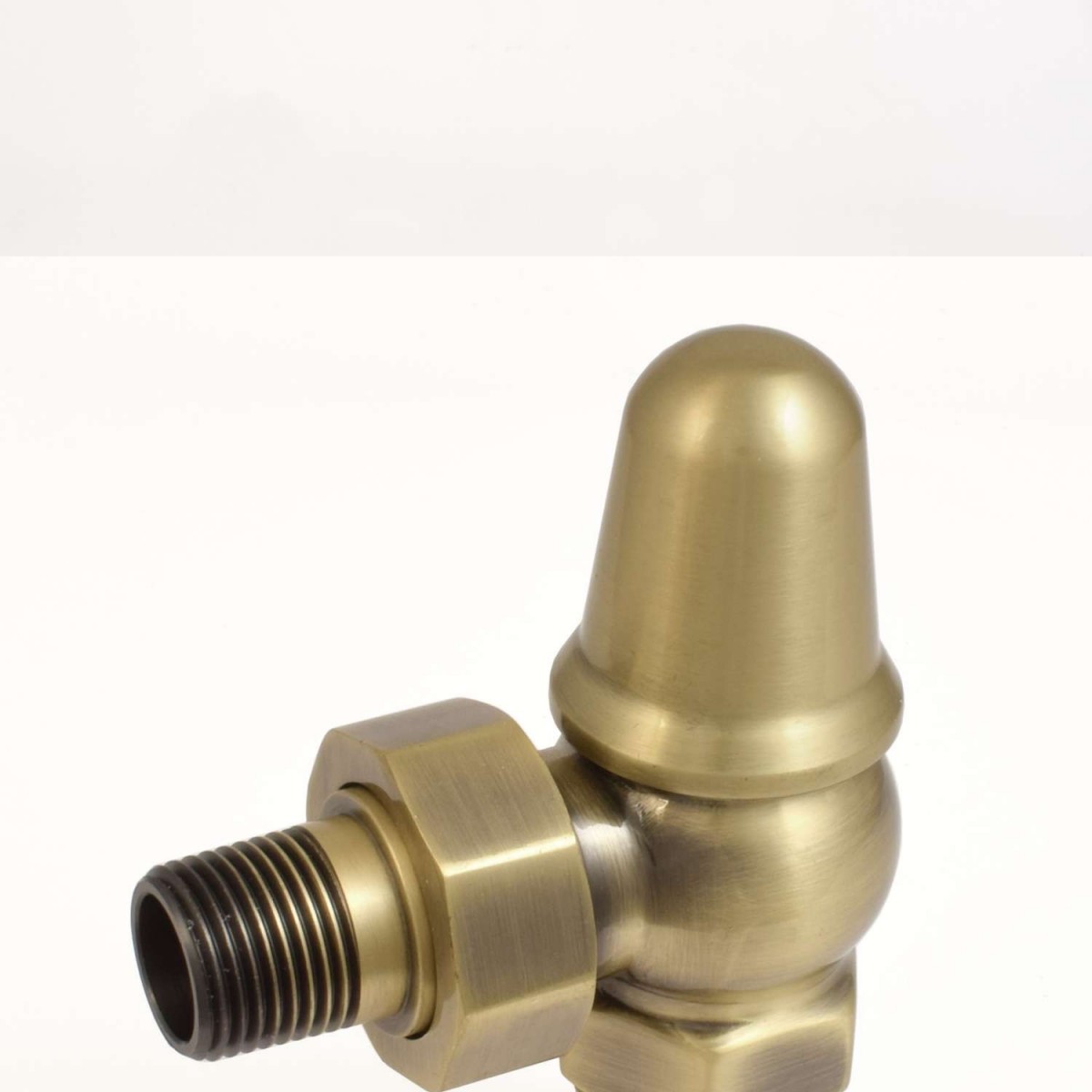 Admiral Angled Thermostatic Valve  - Antique Brass