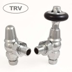 Admiral Angled Thermostatic Valve - Polished Chrome