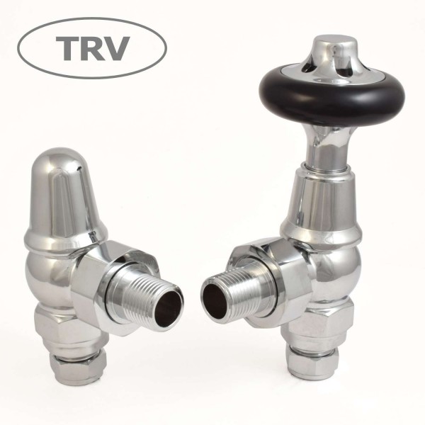 Admiral Angled Thermostatic Valve - Polished Chrome Admiral Angled Thermostatic Valve - Polished Chrome