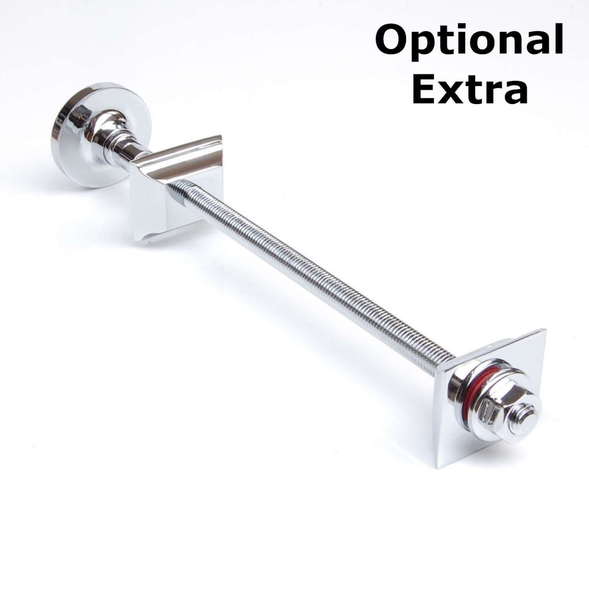 Admiral Straight Thermostatic Valve - Polished Chrome