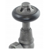 Admiral Angled Thermostatic Valve  - Pewter Finish
