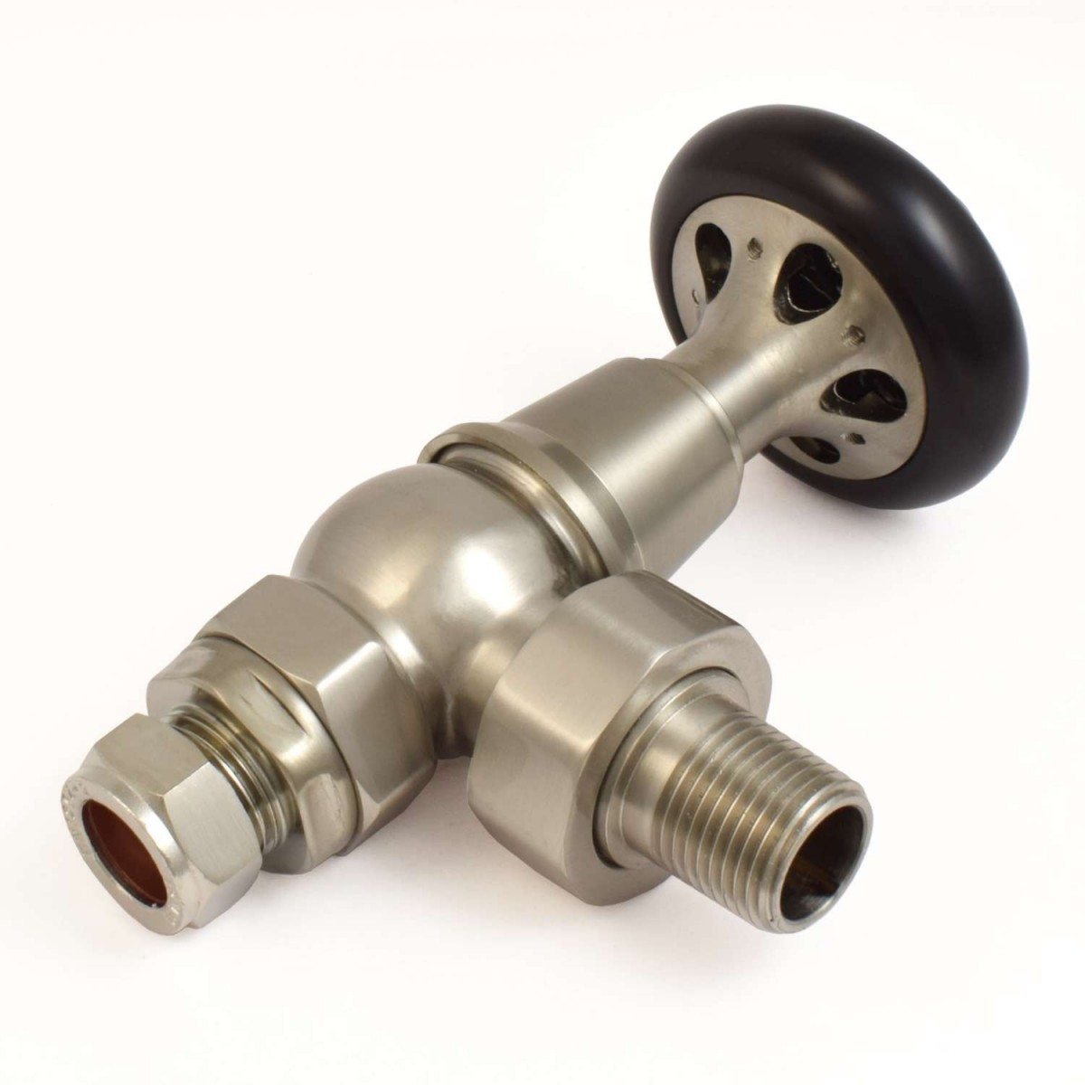 Admiral Angled Thermostatic Valve - Satin Nickel
