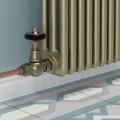 Admiral Straight Thermostatic Valve - Antique Brass