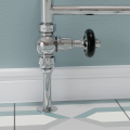 Admiral Straight Thermostatic Valve - Polished Chrome
