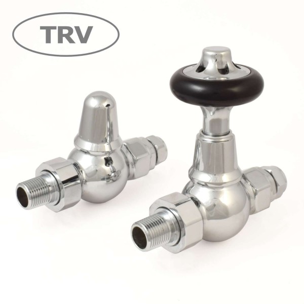 Admiral Straight Thermostatic Valve - Polished Chrome Admiral Straight Thermostatic Valve - Polished Chrome