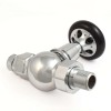 Admiral Straight Thermostatic Valve - Polished Chrome