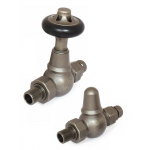 Admiral Straight Thermostatic Valve - Pewter Finish