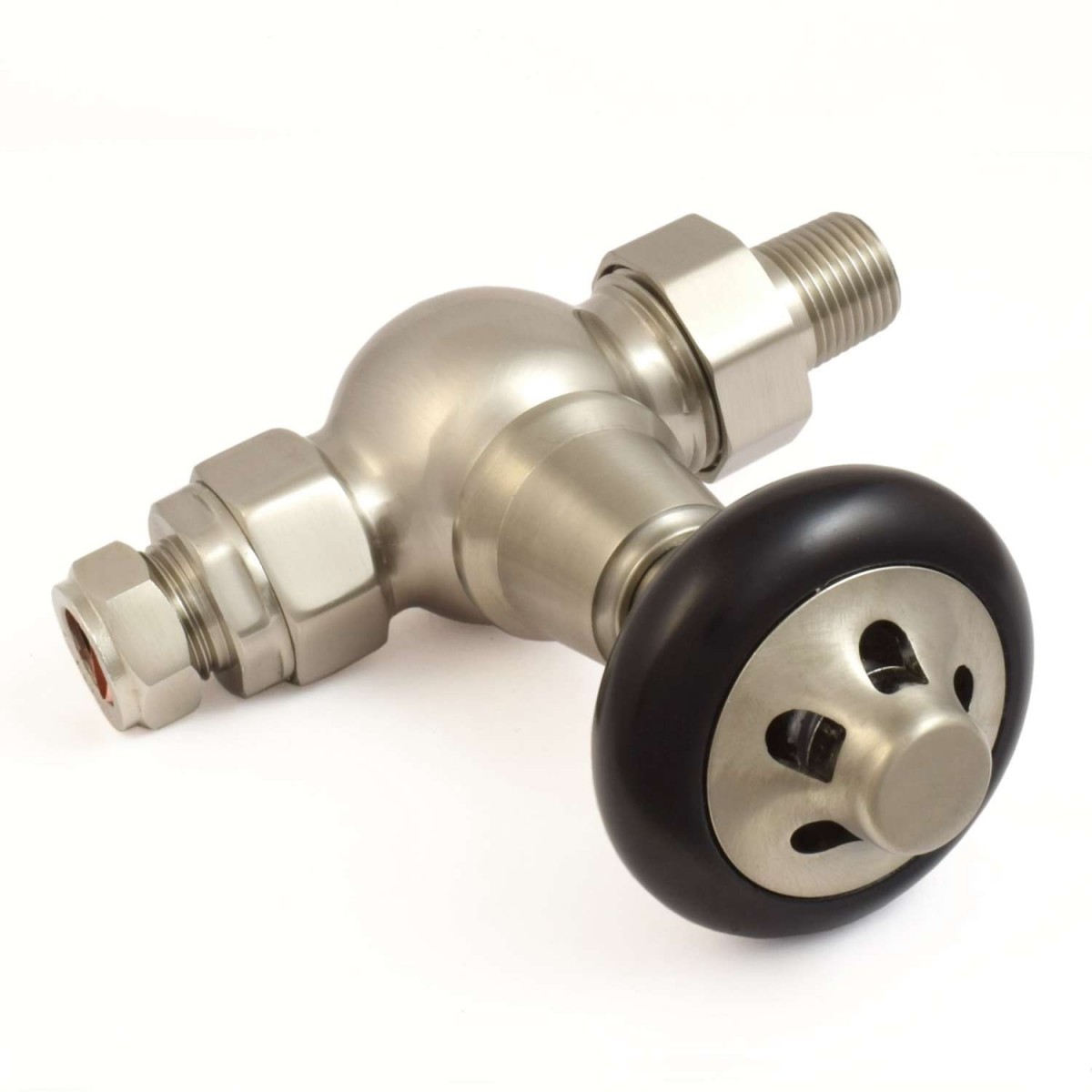Admiral Straight Thermostatic Valve - Satin Nickel