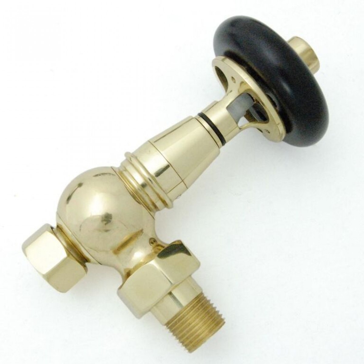 Amberley TRV, Angled - Polished Brass