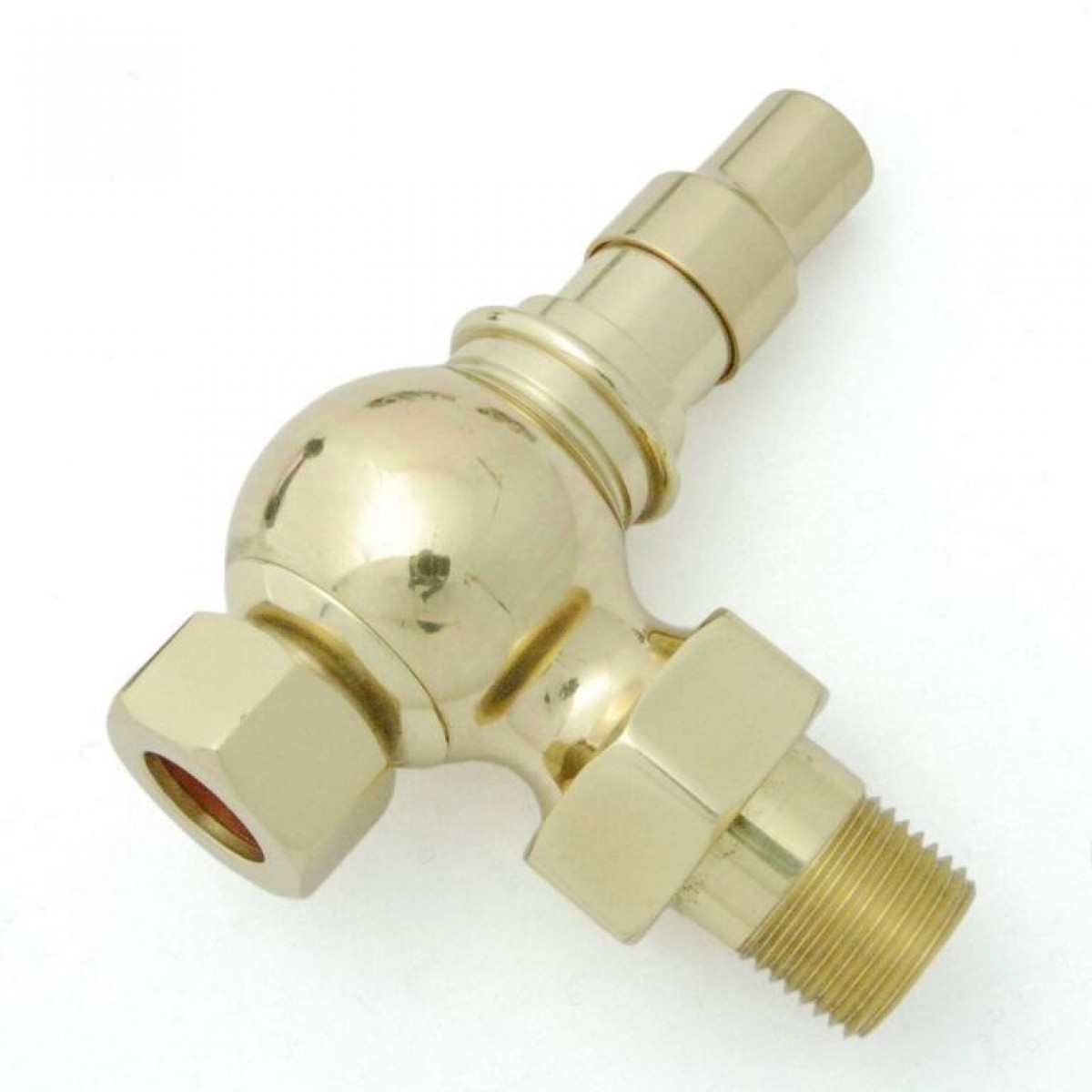 Amberley TRV, Angled - Polished Brass