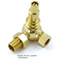 Amberley TRV, Corner - Polished Brass
