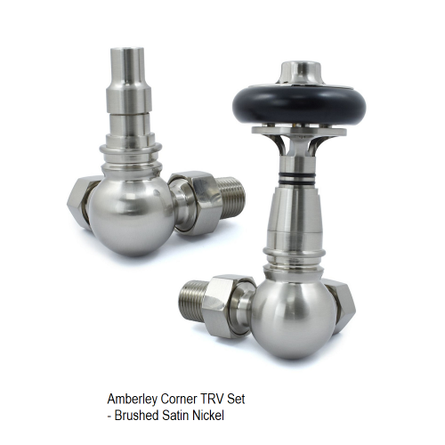 Amberley TRV, Corner - Satin Nickel - Amberley TRV Range