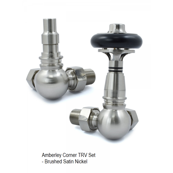 Amberley TRV, Corner - Satin Nickel Amberley TRV, Corner - Satin Nickel