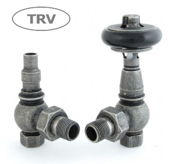 Amberley Thermostatic Valve Set - Old Pewter