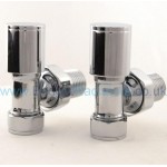 Apex Angled Wheel-head & Lock-shield Set - Chrome