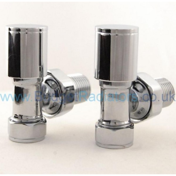 Apex Angled Wheel-head & Lock-shield Set - Chrome