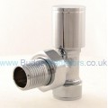 Apex Angled Wheel-head & Lock-shield Set - Chrome