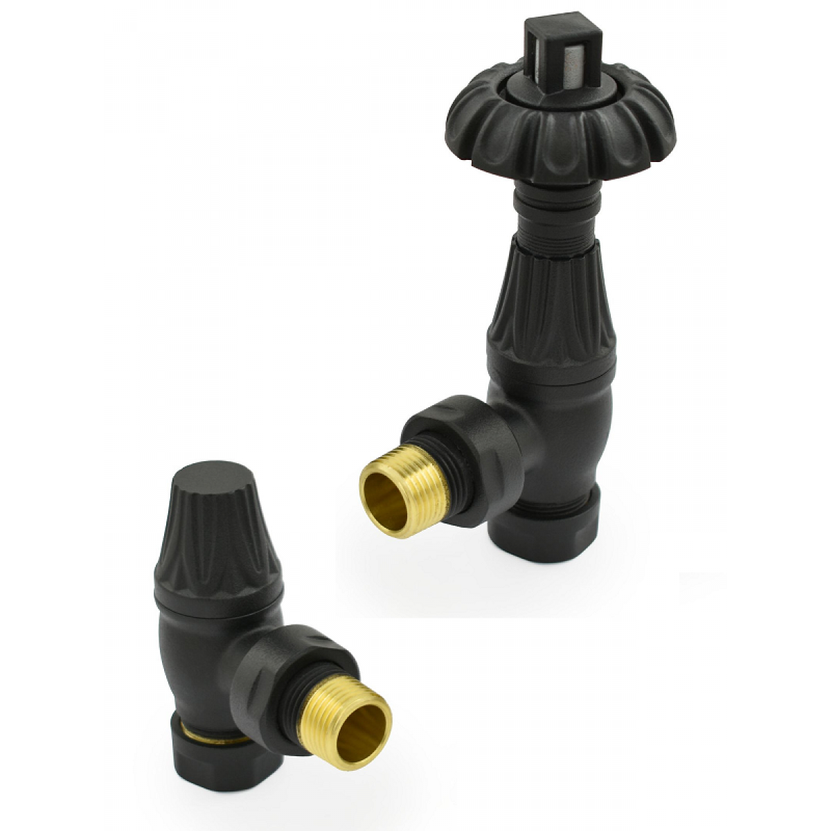 Balmoral Thermostatic Valve Set -  Textured Black