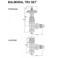 Balmoral Thermostatic Valve - Antique Copper