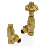 Balmoral Thermostatic Valve Set - Unlacquered  Brass