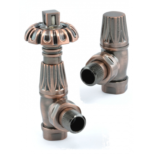 Balmoral Thermostatic Valve - Antique Copper - Balmoral TRV Range