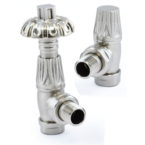 Balmoral Thermostatic Valve Set  - Satin Nickel - Balmoral TRV Range