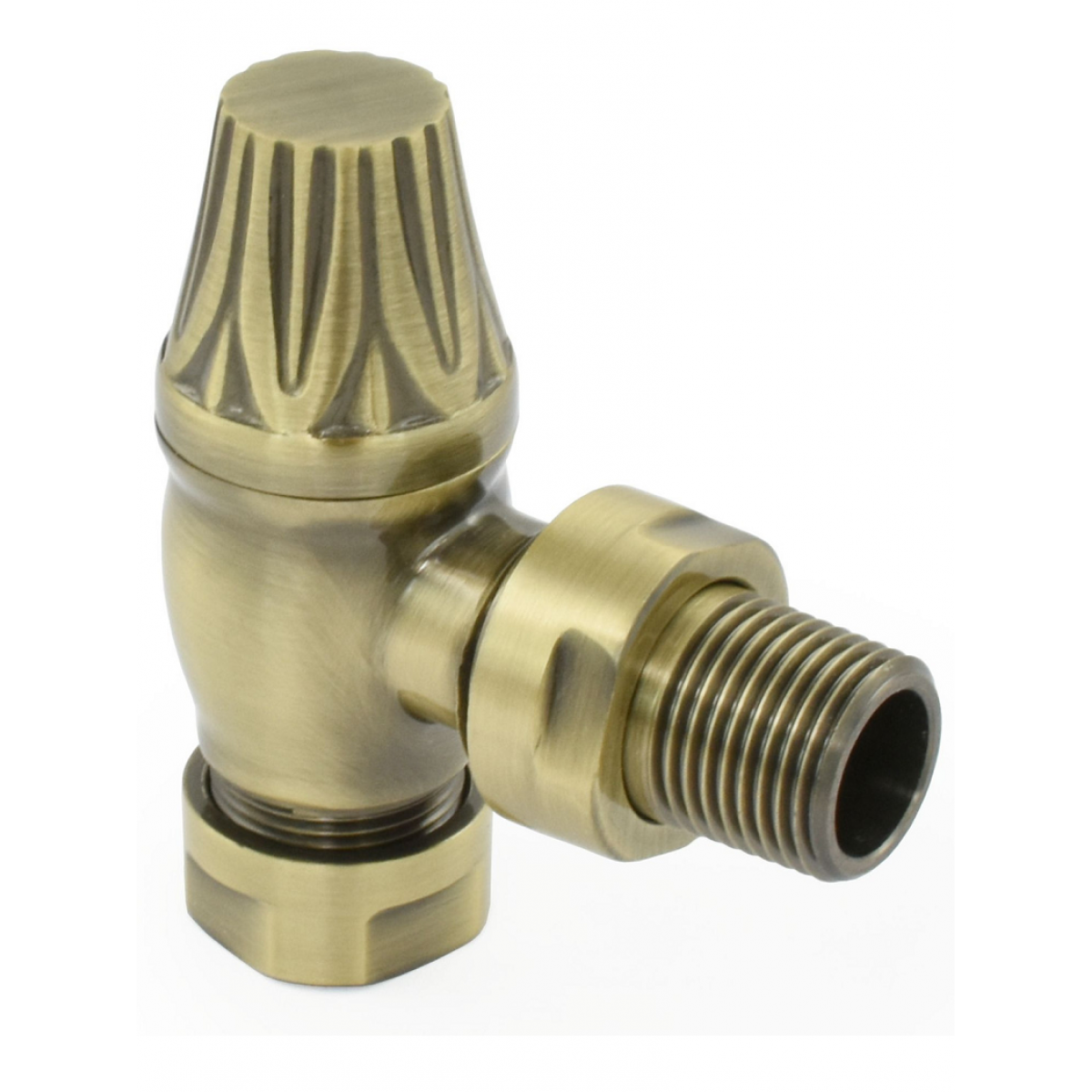 Balmoral Thermostatic Valve - Antique Brass