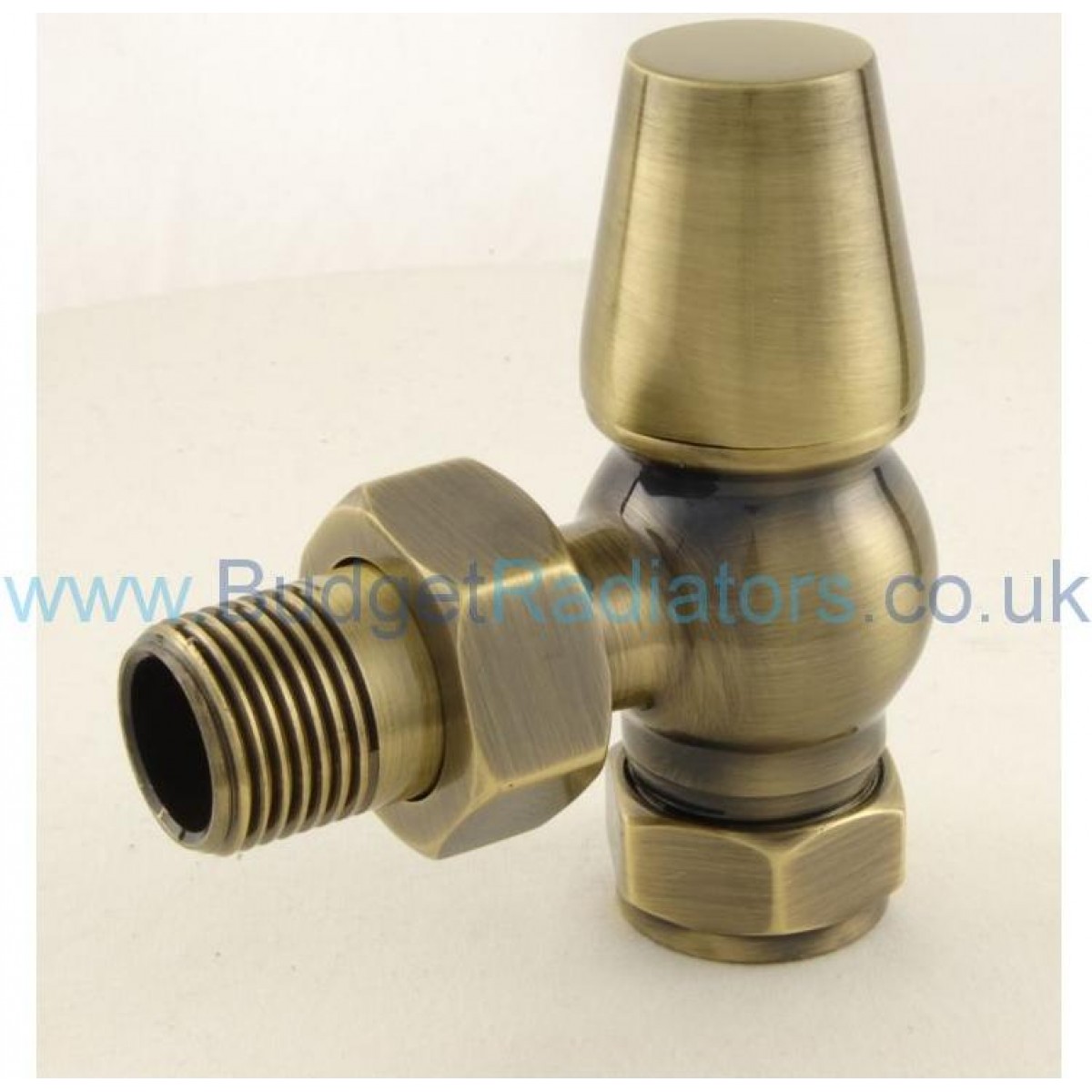 Belgravia Angled Manual Valve Set - Antique Brass