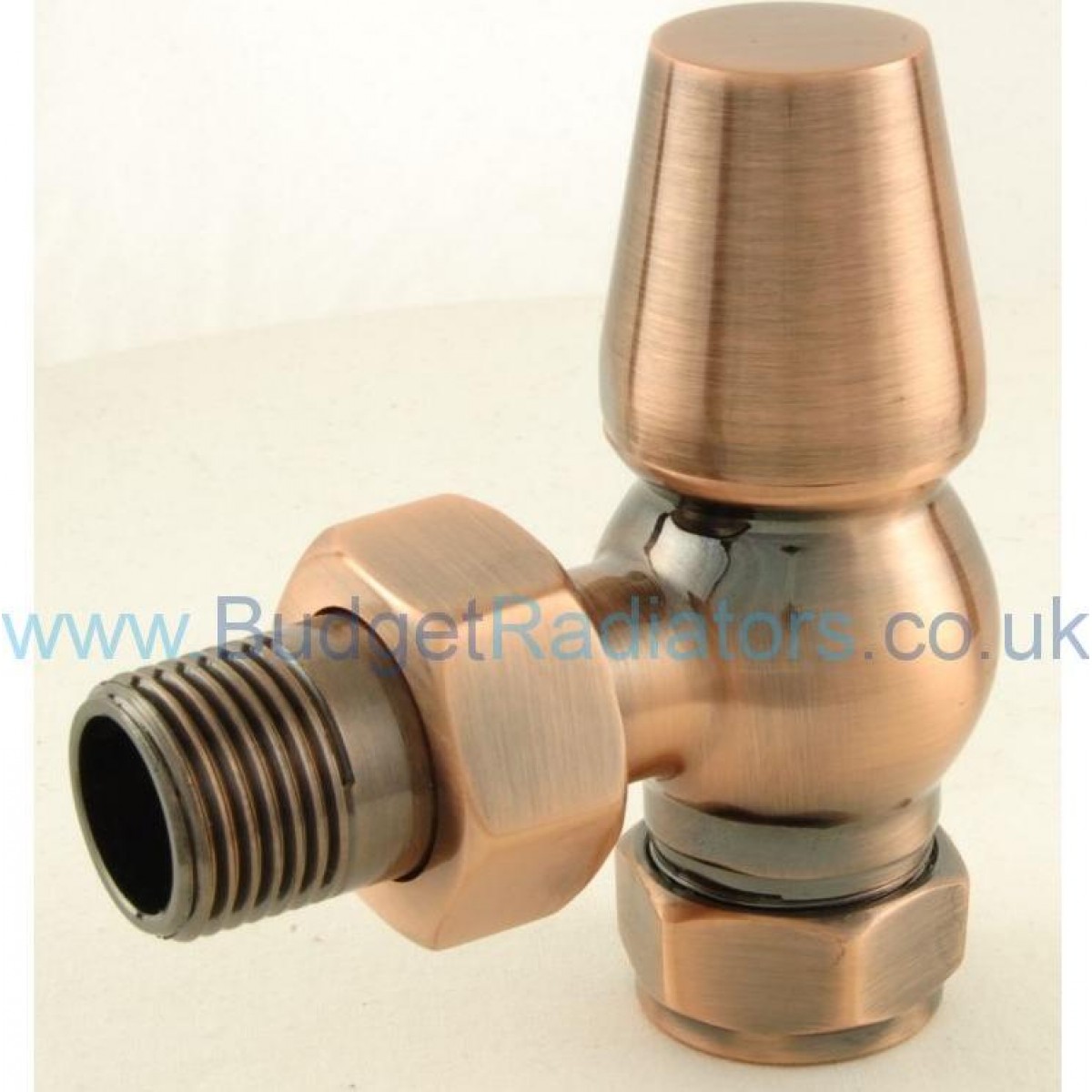 Belgravia Angled Manual Valve Set - Antique Copper