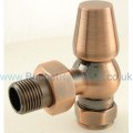 Belgravia Angled Manual Valve Set - Antique Copper