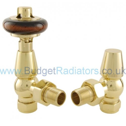 Belgravia Angled Manual Valve Set - Polished Brass - Belgravia Manual Valve Range