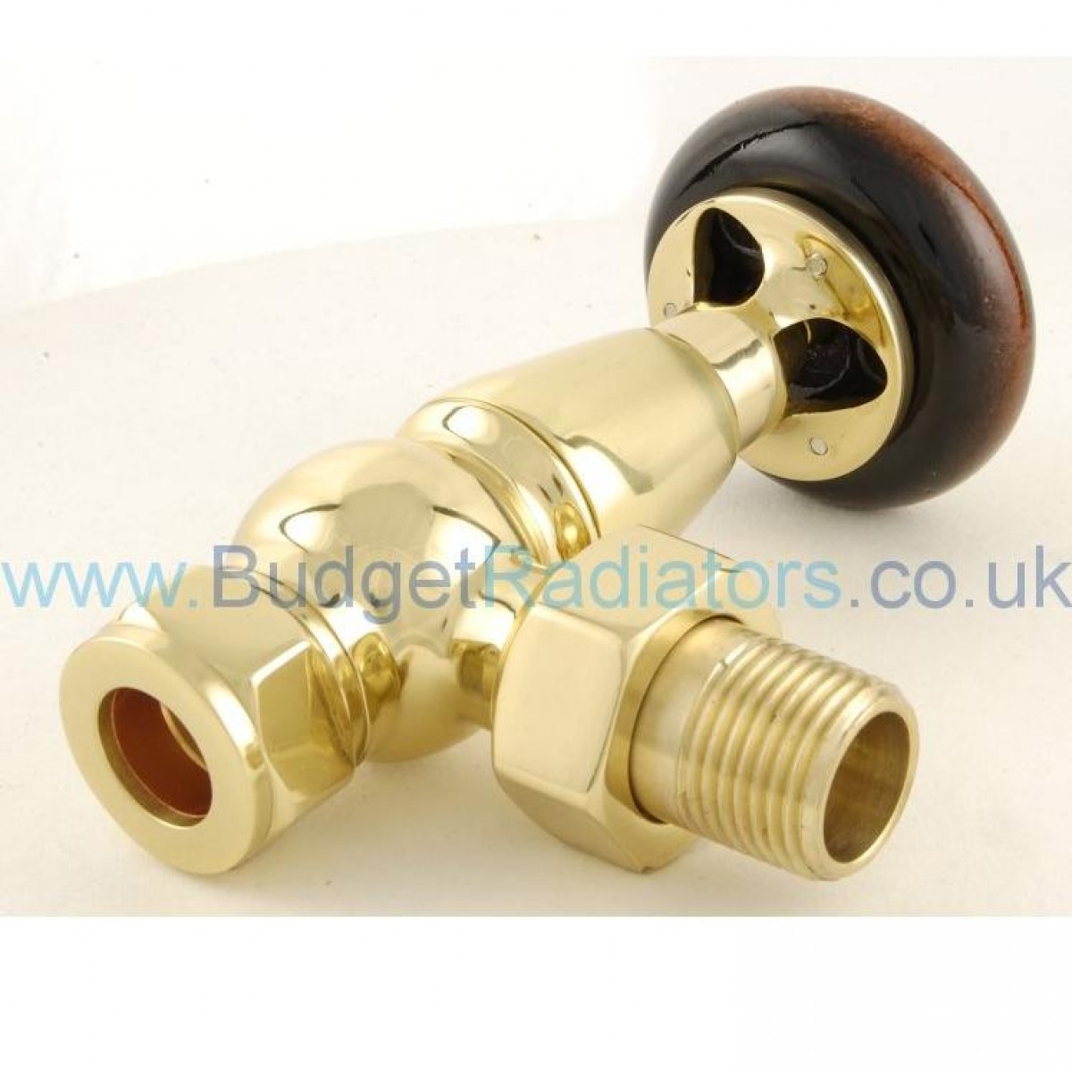 Belgravia Angled Manual Valve Set - Polished Brass