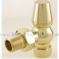 Belgravia Angled Manual Valve Set - Polished Brass