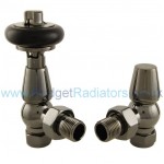 Belgravia Corner Manual Valve Set - Black Nickel