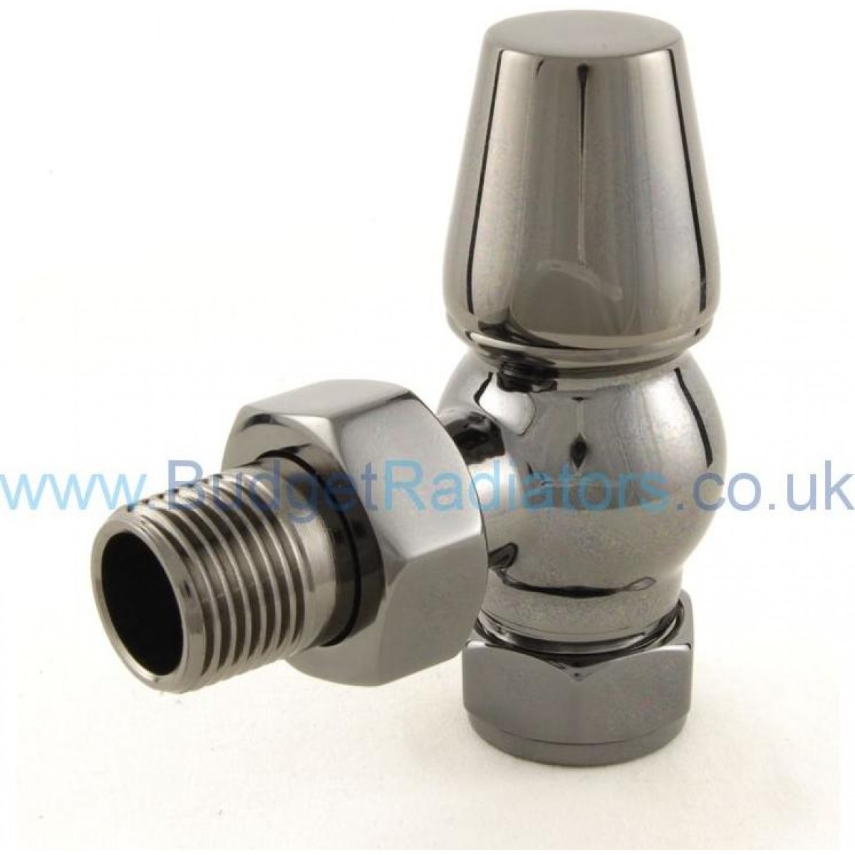 Belgravia Angled Manual Valve Set - Black Nickel