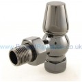 Belgravia Angled Manual Valve Set - Black Nickel