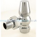 Belgravia Angled Manual Valve Set - Chrome