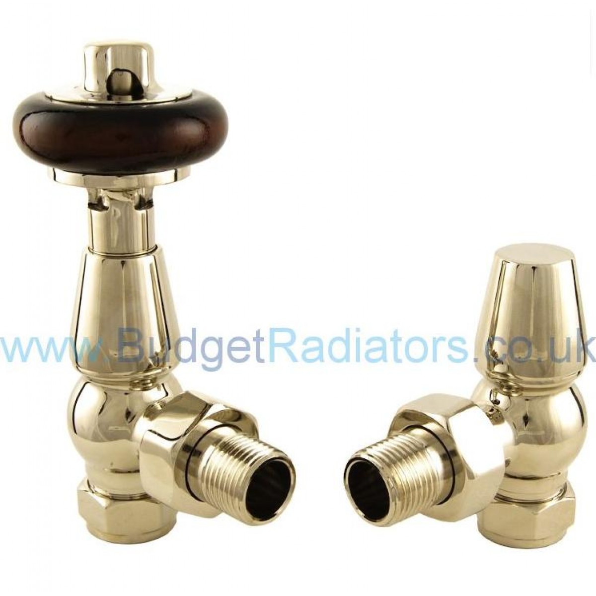 Belgravia Angled Manual Valve Set - Polished Nickel