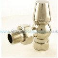 Belgravia Angled Manual Valve Set - Polished Nickel
