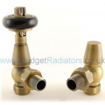 Belgravia Angled Manual Valve Set - Old English Brass
