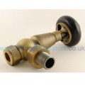 Belgravia Angled Manual Valve Set - Old English Brass