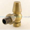 Belgravia Angled Manual Valve Set - Old English Brass