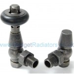 Belgravia Angled Manual Valve Set - Pewter
