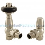 Belgravia Angled Manual Valve Set - Satin Nickel