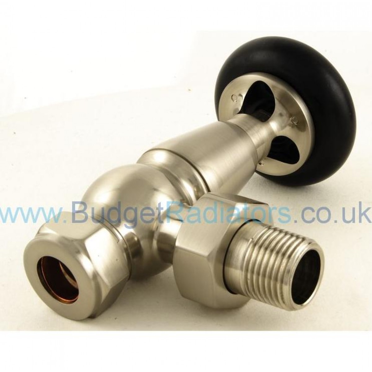 Belgravia Angled Manual Valve Set - Satin Nickel