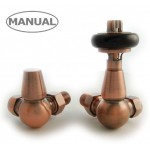 Belgravia Corner Manual Valve Set - Antique Copper