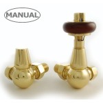 Belgravia Corner Manual Valve Set - Brass
