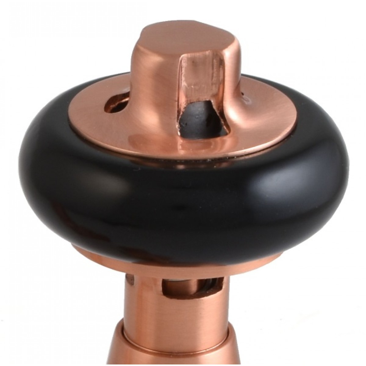 Belgravia Angled Thermostatic Valve - Brushed Copper